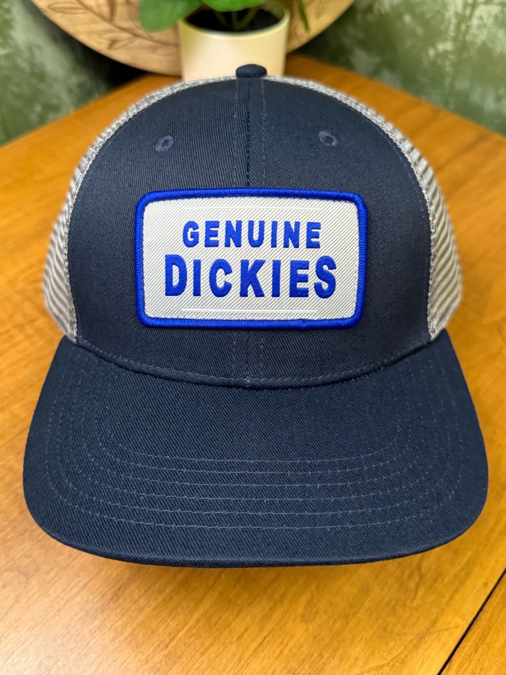 Genuine Dickies Blue And Gray Trucker Hat